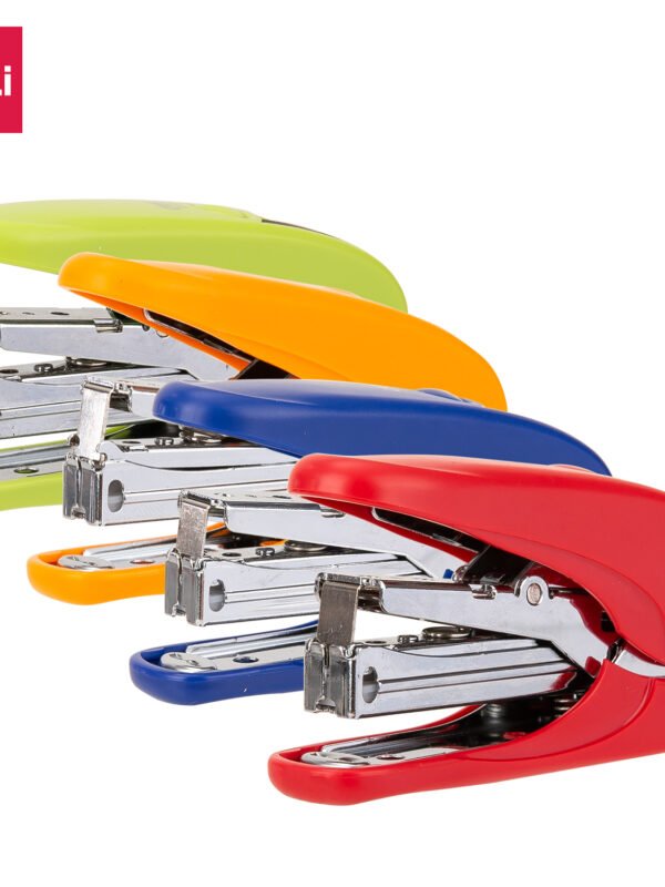 ديلي خرازة مكتبية - قياس #10 - سعة 15 ورقة - بنظام تخفيف جهد - بدن ألوان مختلفة E0365